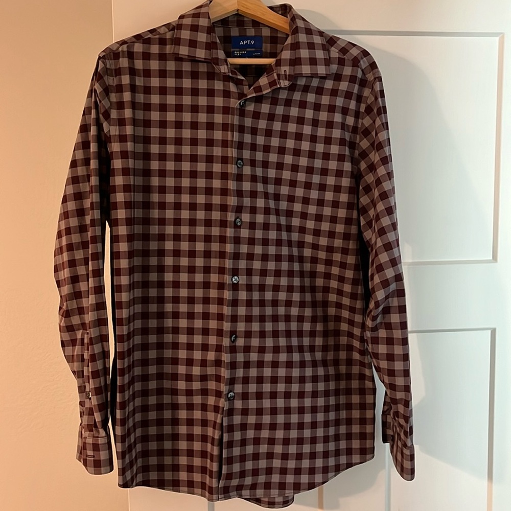 Apt 9 Premier Flex Slim Fit Dress Shirt
